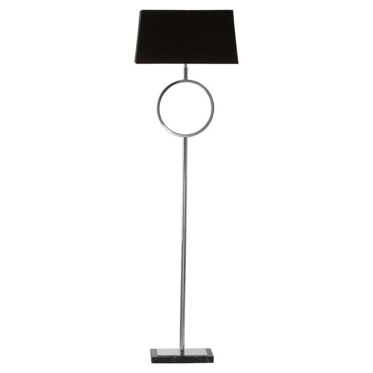 Hartel Floor Lamp With Stone Base