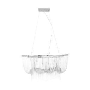 Ercci 6 Light Chrome Pendant 99X35Cm