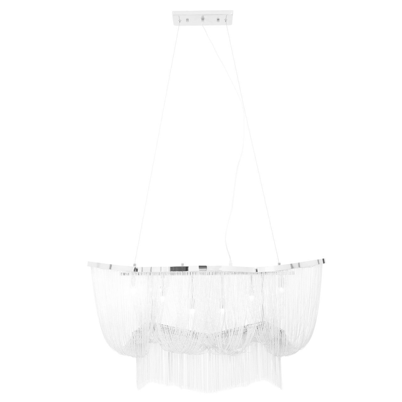 Ercci 6 Light Chrome Pendant 99X35Cm Ercci 6 Light Chrome Pendant 99X35Cm
