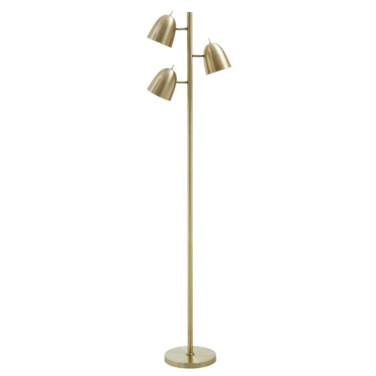 Saford Brass Finish Floor Lamp