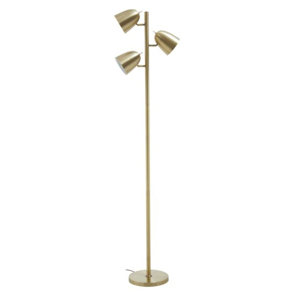 Saford Brass Finish Floor Lamp - Image 2