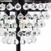 Tuchtson Clear Crystal Floor Lamp with Black Metal - Image 3