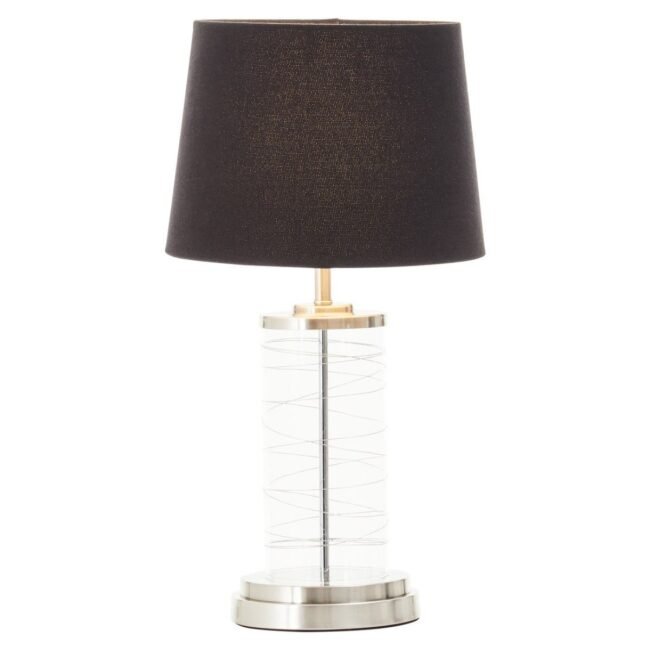 Orimk Glass Cylinder Table Lamp