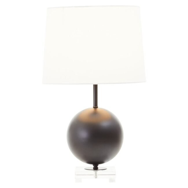 Purina Black Sphere Table Lamp