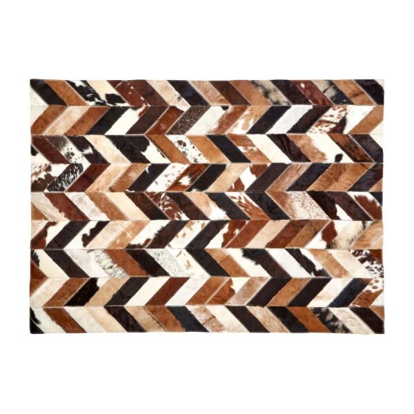 Affril Large Natural Patchwork Rug