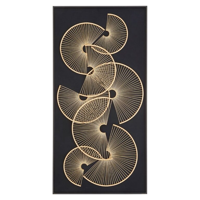 Thorpe Metal Fan Framed Wall Art