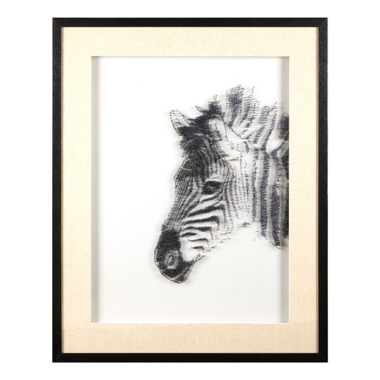 Thorpe Zebra Sculpture Wall Art