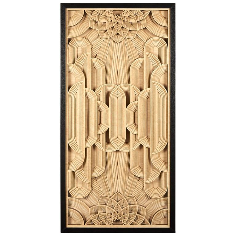 Thorpe Deco Wood Carving Wall Art