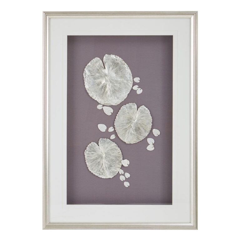 Yerie Leaf Design Framed Wall Art