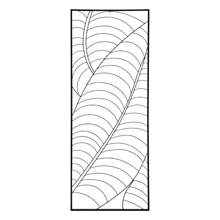 Mossley Small Leaf Design Wall Art