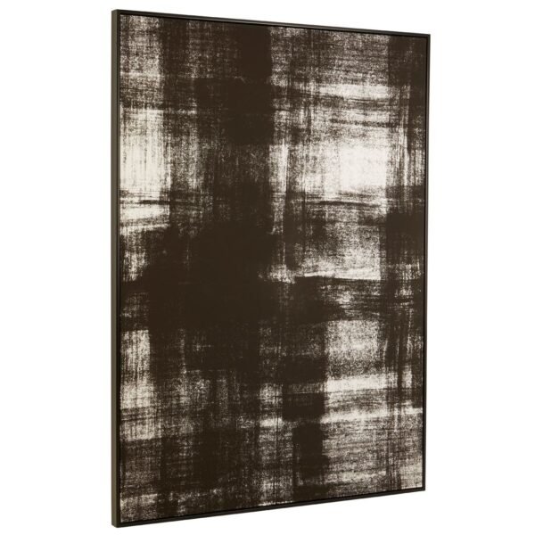 Strata Black / White Classic Wall Art - Image 2