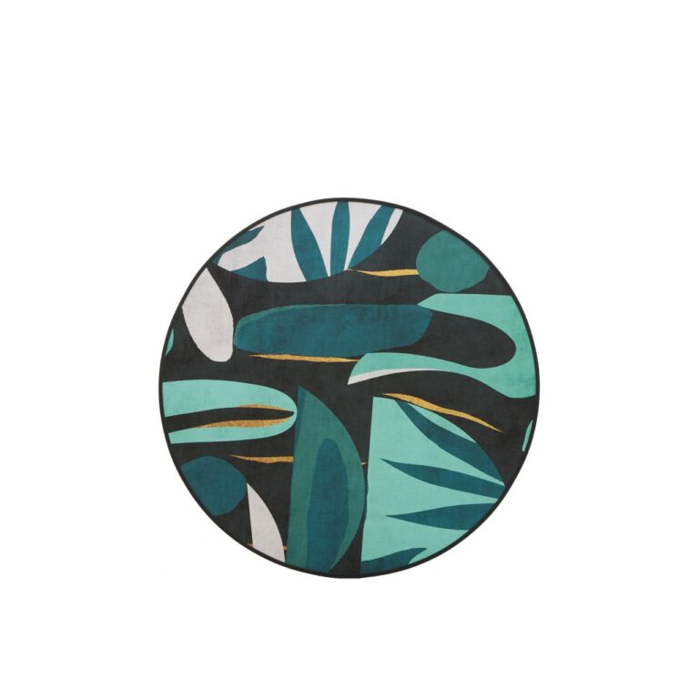 Strata Teal Abstract Wall Art