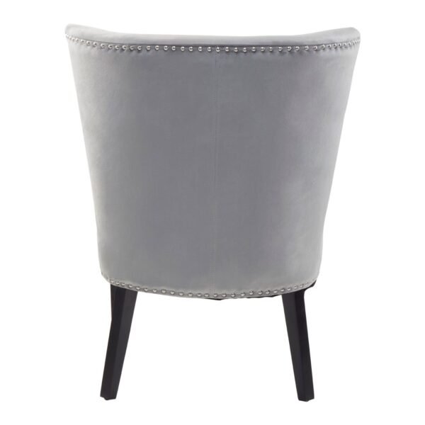 Regents Townhouse Grey Winged Dining Chair - Image 4