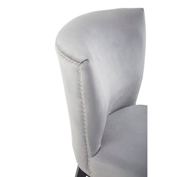 Regents Townhouse Grey Winged Dining Chair - Image 5