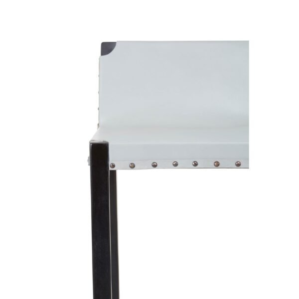 Stirling Grey Leather Bar Stool - Image 6