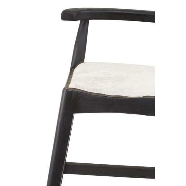 Stirling White Leather Bar Stool - Image 6