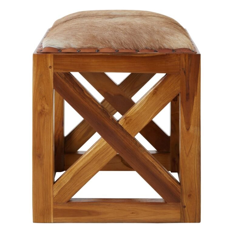 Stirling Goat Leather Stool