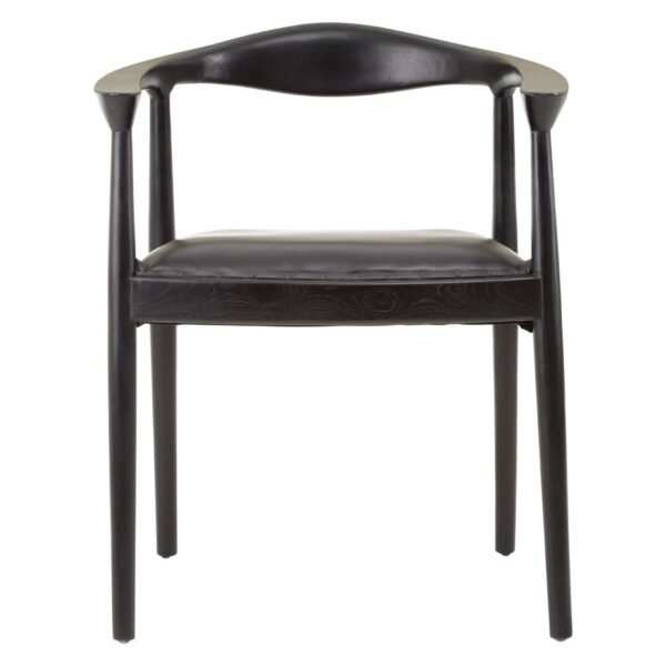 Stirling Black Leather Chair