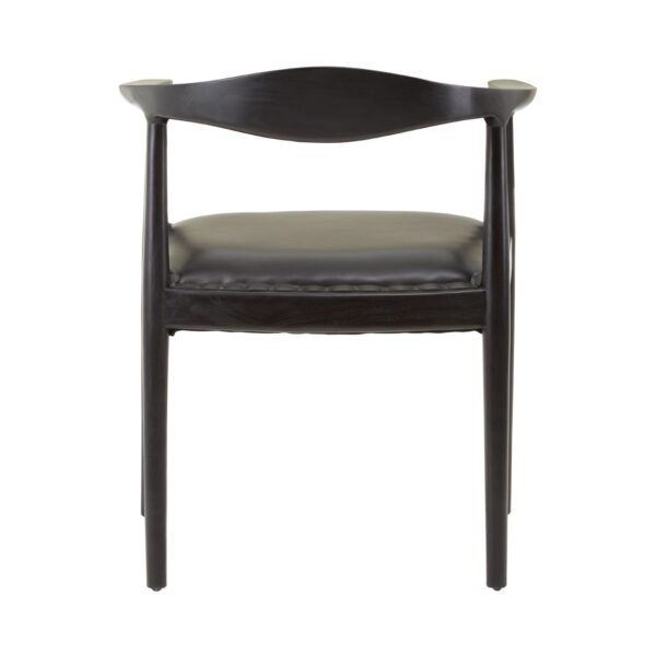 Stirling Black Leather Chair - Image 4