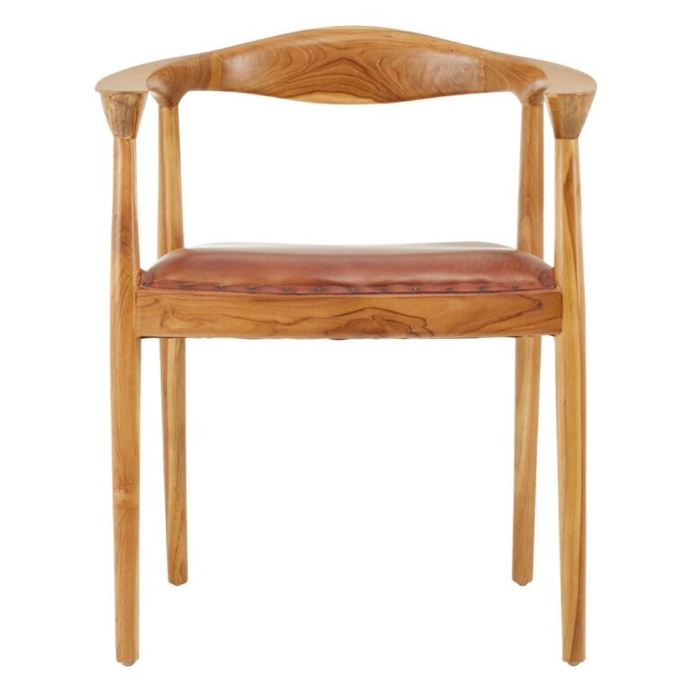 Stirling Brown Leather Chair