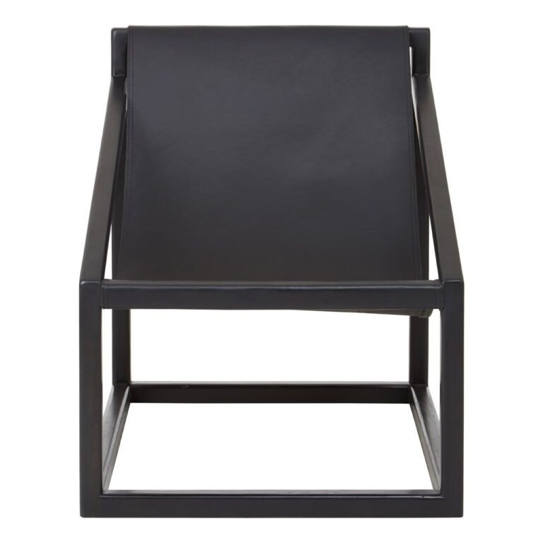 Stirling Black Cubic Frame Chair