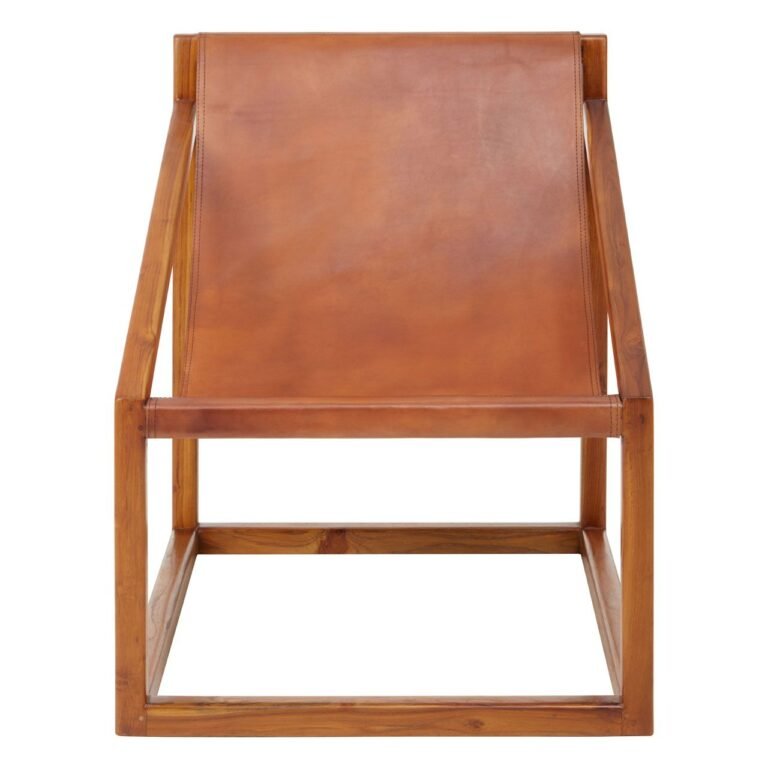 Stirling Brown Cubic Frame Chair