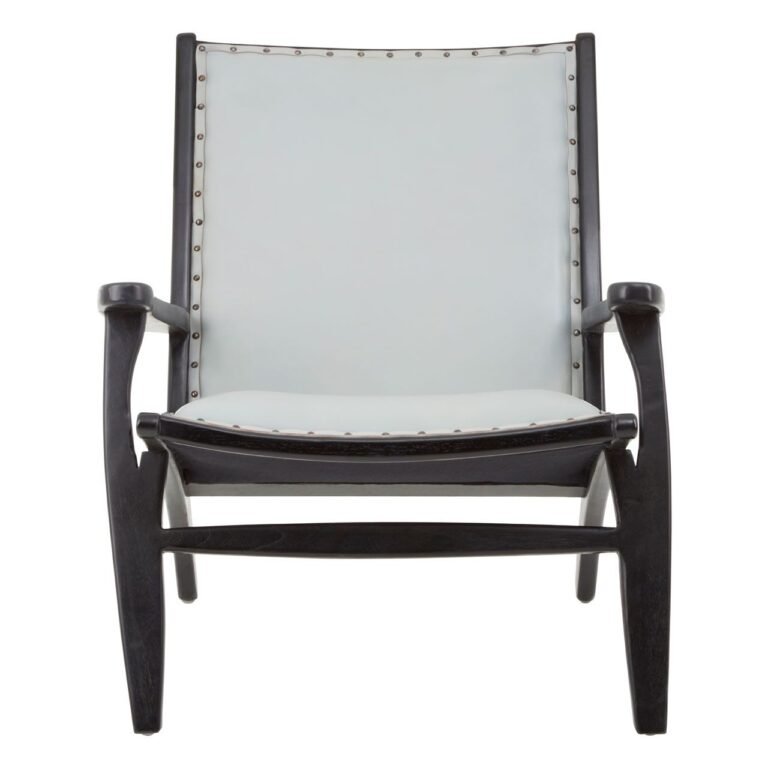 Stirling Grey Leather Chair