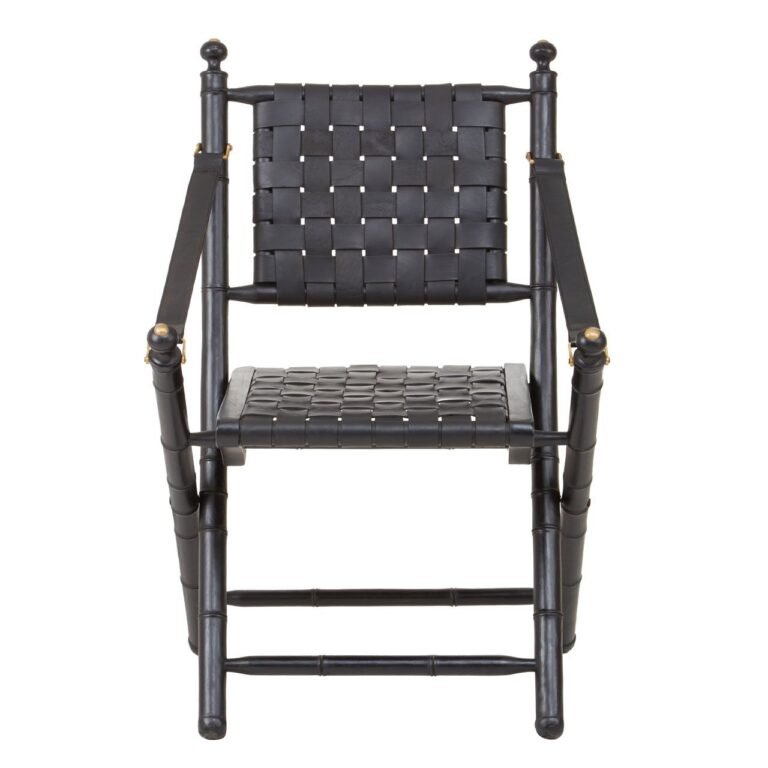 Stirling Black Foldable Frame Chair