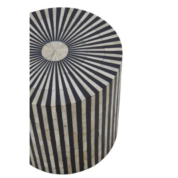 Laniere Stripes Design Side Table - Image 7