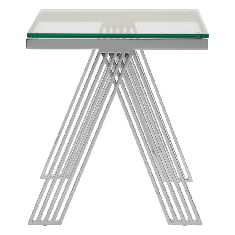 Piet Clear Glass End Table