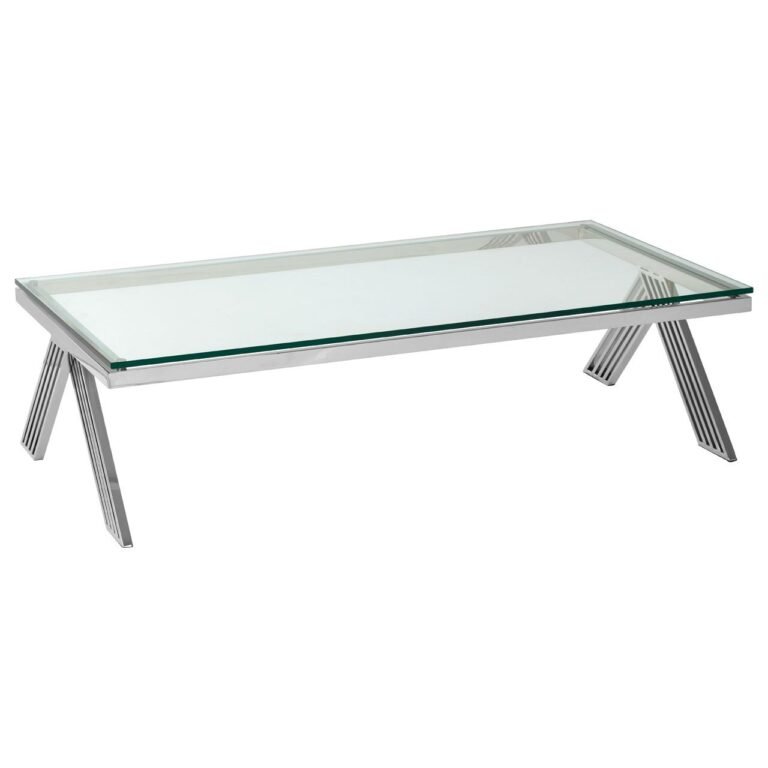 Piet Clear Glass Coffee Table