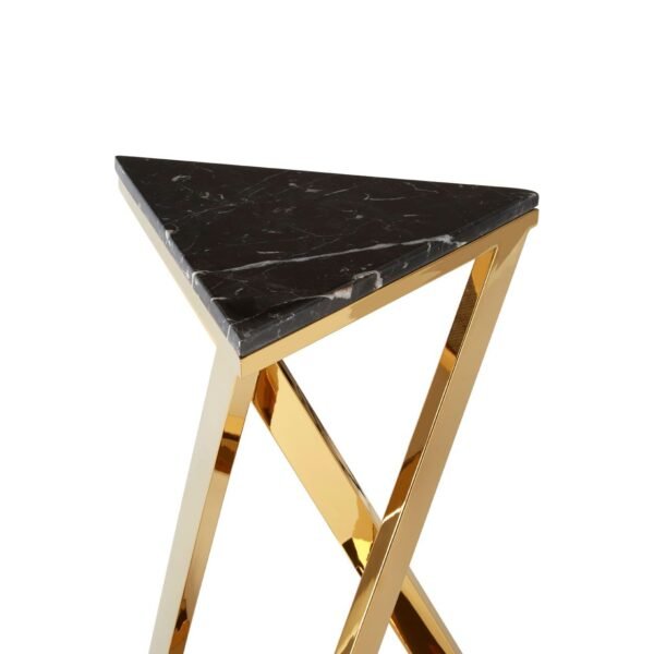 Piet Black & Gold End Table - Image 3