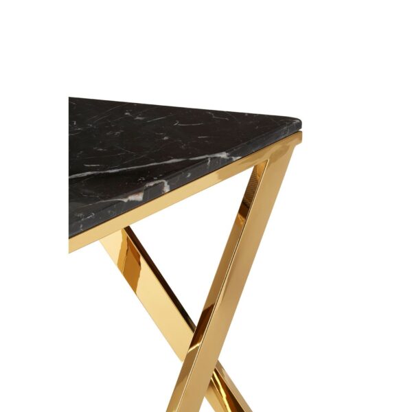 Piermount Black Gold End Table