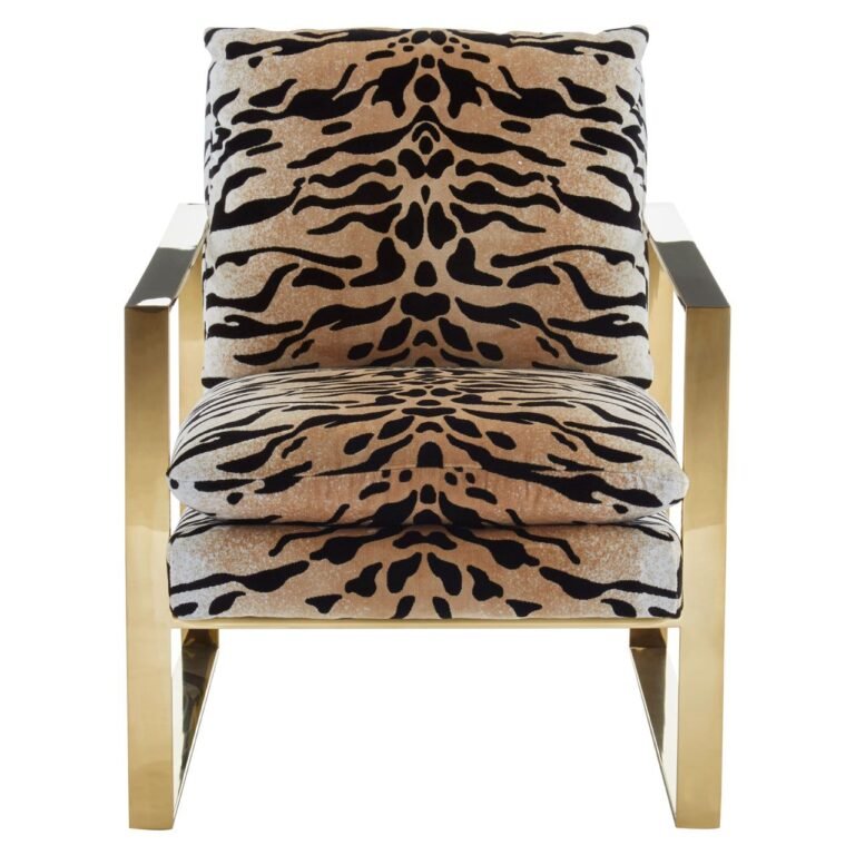 Marston Tiger Print Armchair
