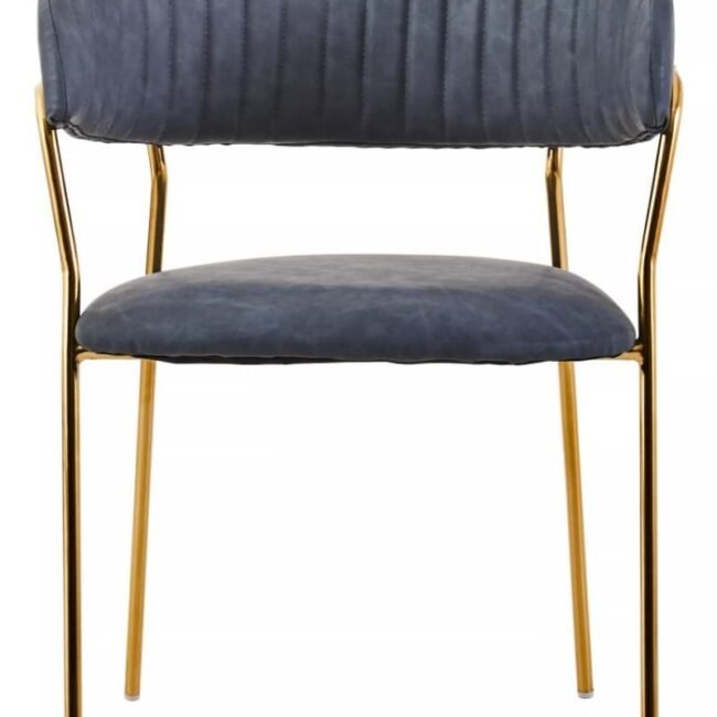 Miele Dark Grey Faux Leather Dining Chair