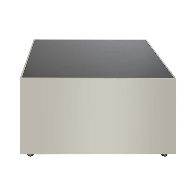Arloxe Square Chrome Finish Coffee Table