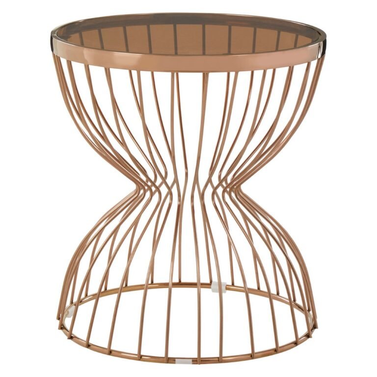 Mills Round Hourglass Base Side Table