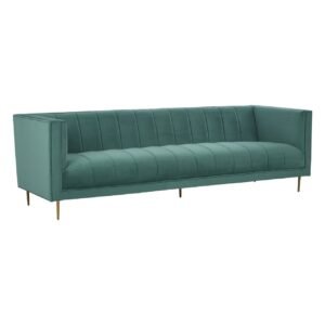 Ortili 3 Seat Green Sofa