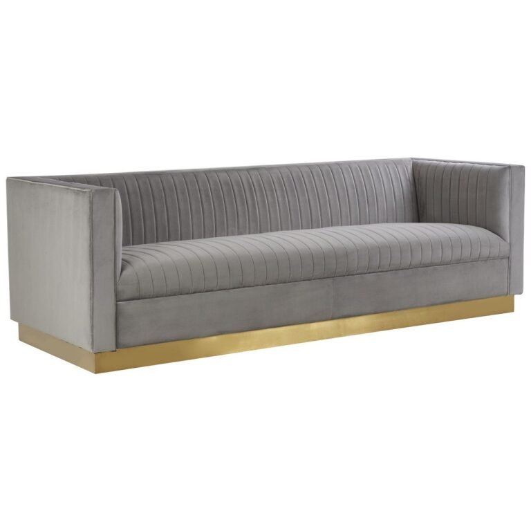 Alpal 3 Seat Grey Sofa