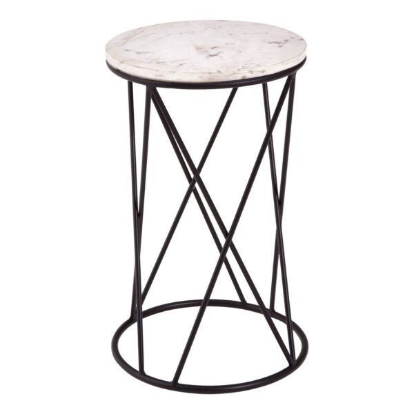 Gaic Cross Design Round Side Table