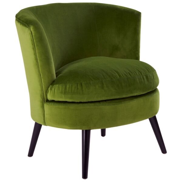 Greckle Green Round Armchair