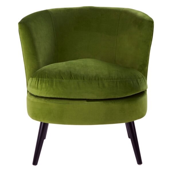 Greckle Green Round Armchair - Image 2