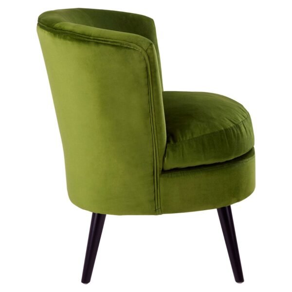 Greckle Green Round Armchair - Image 3