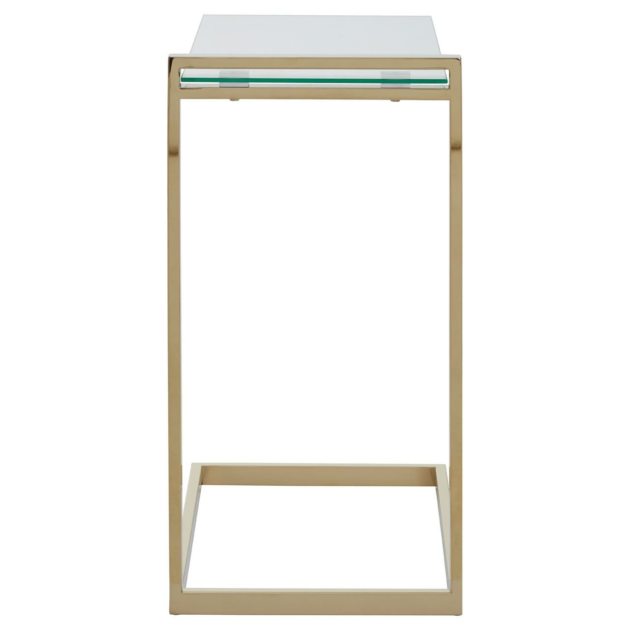 Lynwood Warm Metallic Finish End Table Lynwood Warm Metallic Finish End Table