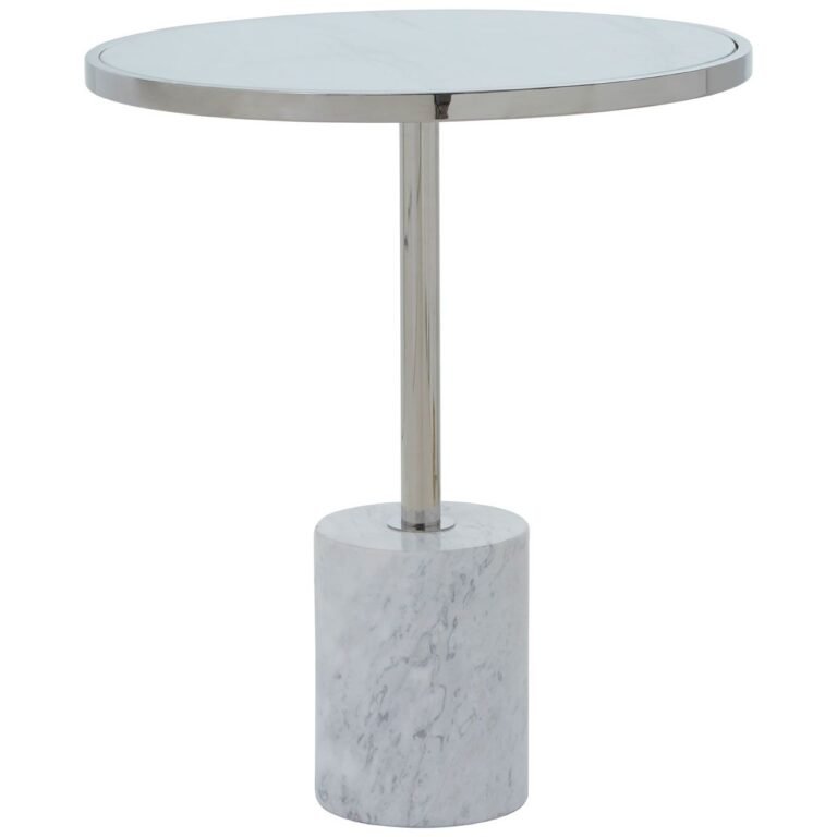Lynwood Silver Frame End Table