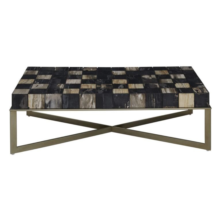 Guise Coffee Table With Brass Finish