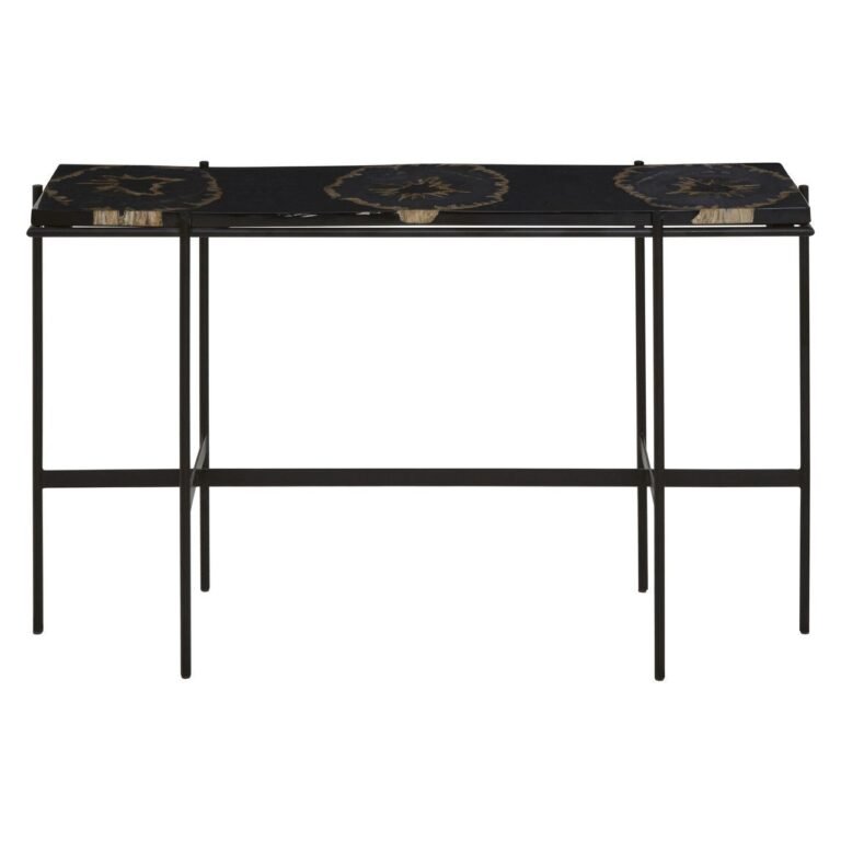 Guise Console Table With Resin Powder Coated Frame