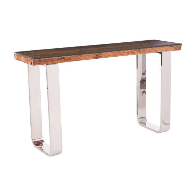 Balmoral Natural U-Shaped Base Console Table
