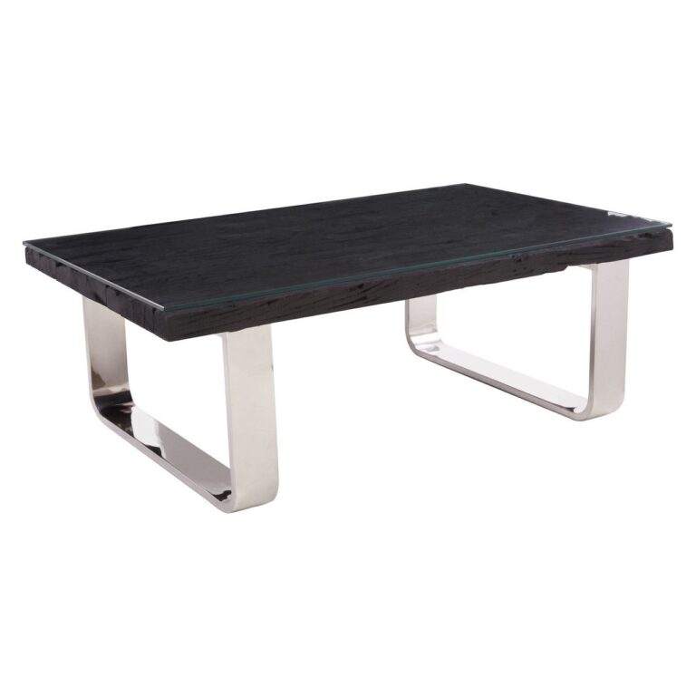 Balmoral Black U-Shaped Base Coffee Table