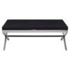 Balmoral Black Coffee Table With Cross Base - Image 2